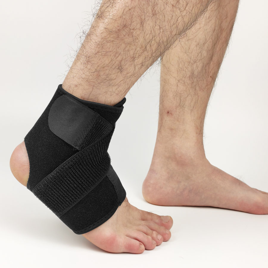 Elastické fitness členkové rukávy Elastická bandáž chránič členkov